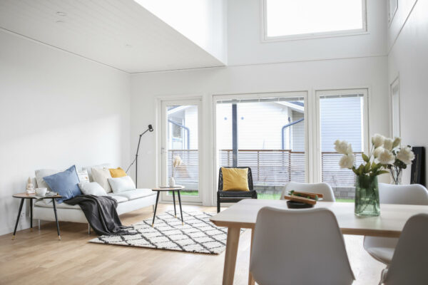 Paritaloja Nummelaan Teri-Talojen elementeistä