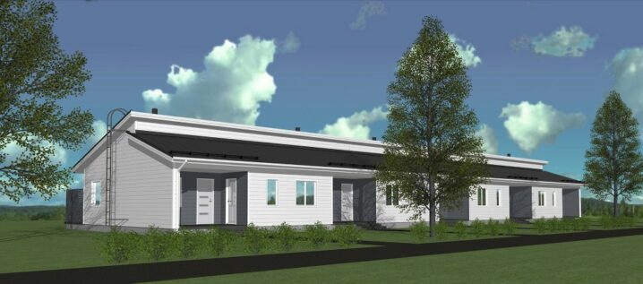 Rivitaloasuntoja Kruunupyyhyn